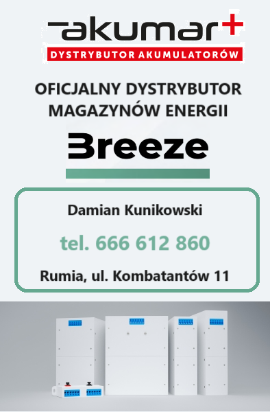 Akumar dystrybutor magazynów energii Breeze